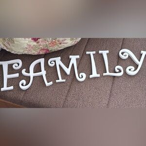 Family individual letters